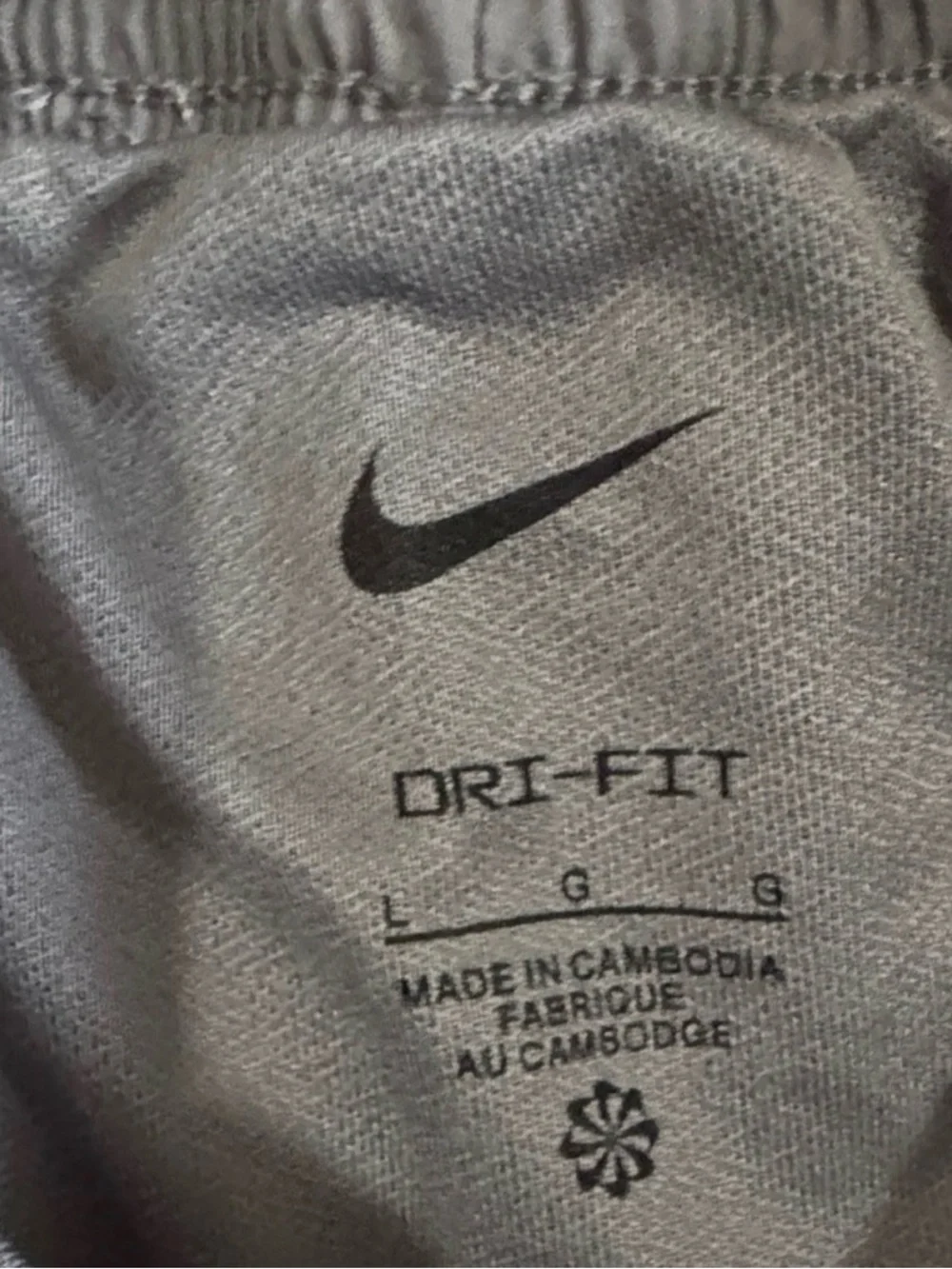 Nike Women's Dri-FIT Tempo Mid-Rise Brief-Lined Running Shorts Size L